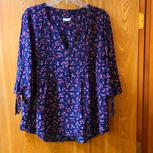 2x Westport navy floral pop over top.